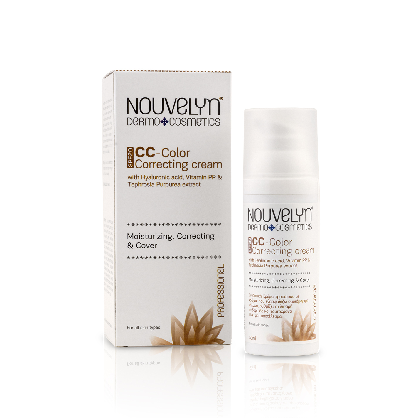 NOUVELYN CC COLOR CORRECTING CREAM 150ML